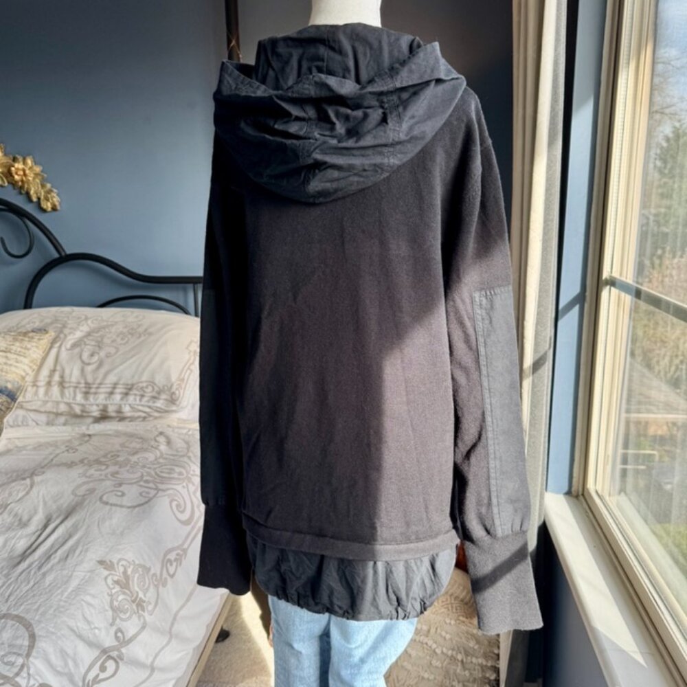 Helmut Lang Black Hooded Sweater - Picture 2 of 13
